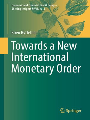 cover image of Towards a New International Monetary Order
